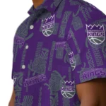 Sacramento Kings Hawaiian Shirt – Turtle Lines