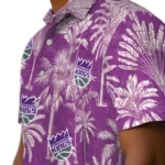 Sacramento Kings Hawaiian Shirt – Vintage Palm Tree