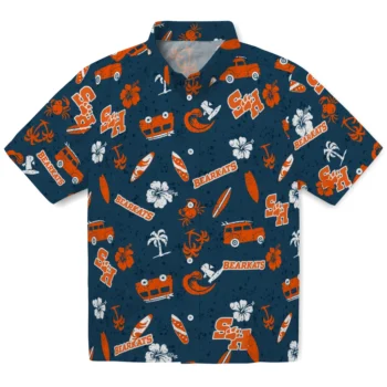 sam houston bearkats beach vibe navy hawaiian shirts best selling