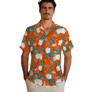 sam houston bearkats flamingo palms orange hawaiian shirts fashion forward