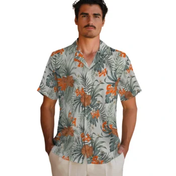sam houston bearkats hibiscus designs beige hawaiian shirts fashion forward