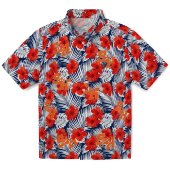 sam houston bearkats hibiscus fiesta red royal blue hawaiian shirts best selling