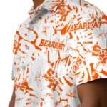 Sam Houston Bearkats Hawaiian Shirt – Hibiscus Overlay