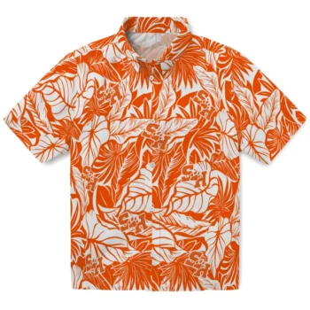 sam houston bearkats monstera layer orange hawaiian shirts best selling