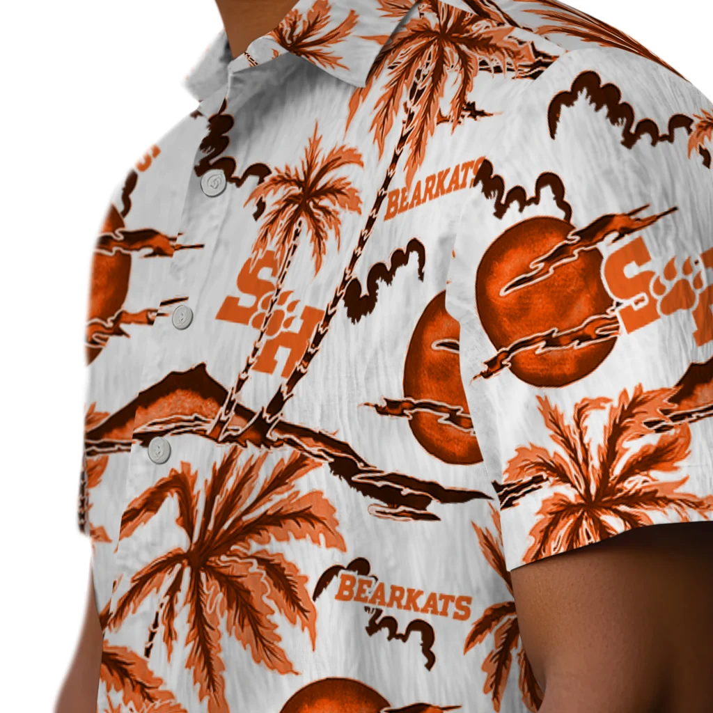 Sam Houston Bearkats Hawaiian Shirt - Palm Sunset sam houston bearkats palm sunset hawaiian shirts trendy