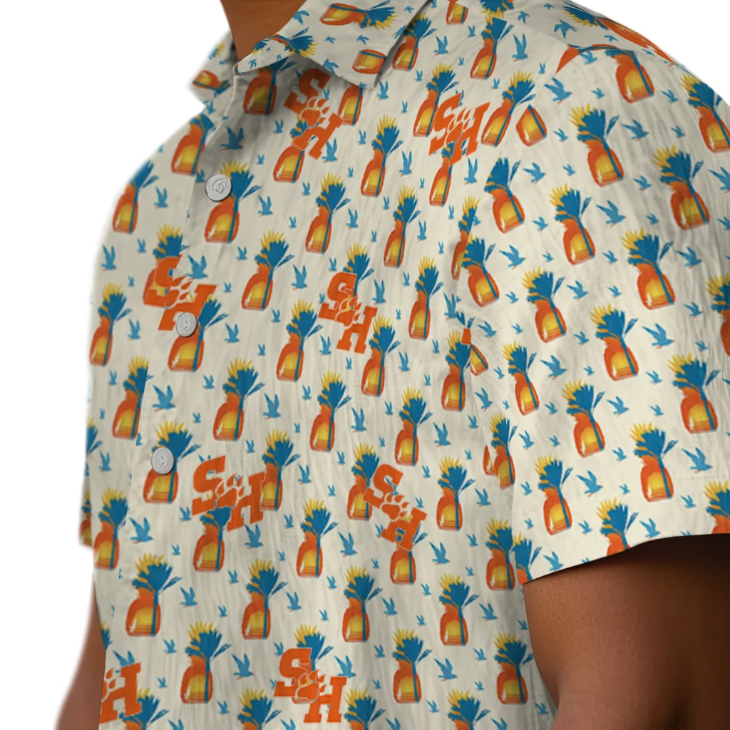 Sam Houston Bearkats Hawaiian Shirt - Pineapple Delight sam houston bearkats pineapple delight beige hawaiian shirts trendy