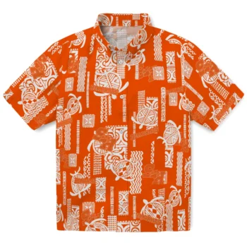 sam houston bearkats turtle lines orange hawaiian shirts best selling