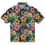 San Antonio Spurs Hawaiian Shirt – Brilliant Hibiscus Garden