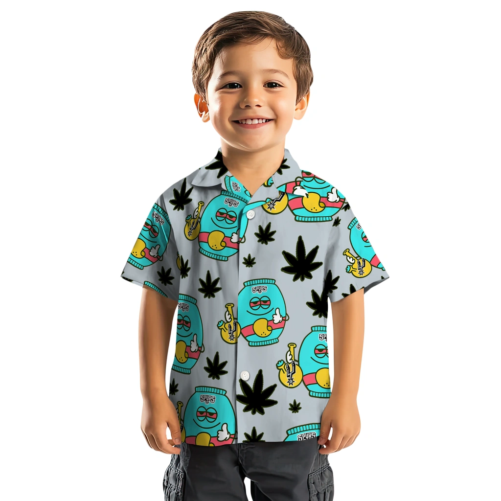 San Antonio Spurs Hawaiian Shirt - Chill Vibe san antonio spurs bong smile silver hawaiian shirts top rated