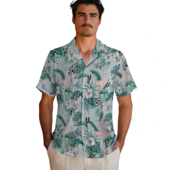 san antonio spurs flamingo palms silver hawaiian shirts fashion forward