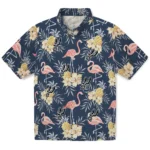 San Antonio Spurs Hawaiian Shirt – Flamingo Hibiscus