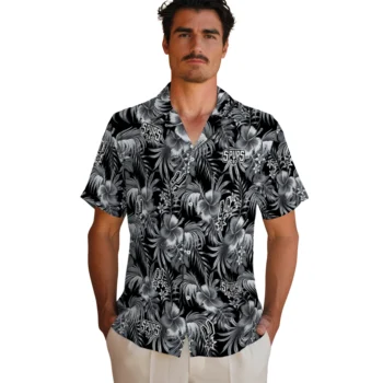 san antonio spurs hibiscus exotic silver hawaiian shirts fashion forward