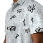 San Antonio Spurs Hawaiian Shirt – Hibiscus Oasis