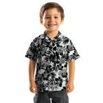 San Antonio Spurs Hawaiian Shirt – Hibiscus Overlay