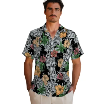 san antonio spurs tiki jungle silver hawaiian shirts fashion forward