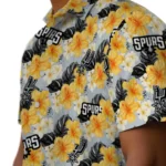 San Antonio Spurs Hawaiian Shirt – Hibiscus Tropics