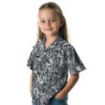 San Antonio Spurs Hawaiian Shirt – Leaf Outline