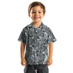 San Antonio Spurs Hawaiian Shirt – Leaf Outline