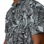 San Antonio Spurs Hawaiian Shirt – Leaf Outline