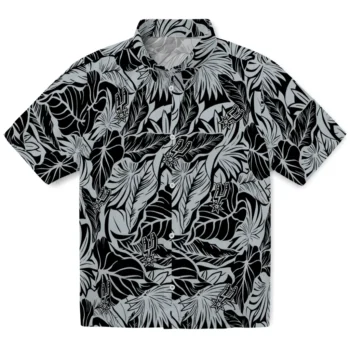 san antonio spurs monstera layer silver hawaiian shirts best selling