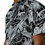 San Antonio Spurs Hawaiian Shirt – Monstera Layer