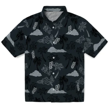 san antonio spurs palm and clouds silver hawaiian shirts best selling