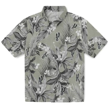 san antonio spurs palm leaves silver hawaiian shirts best selling