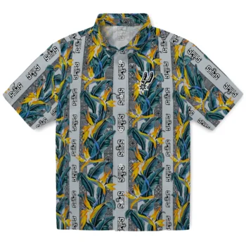 san antonio spurs paradise vines silver hawaiian shirts best selling