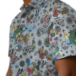 San Antonio Spurs Hawaiian Shirt – Simpsons Christmas