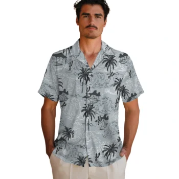 san antonio spurs wave palm silver hawaiian shirts fashion forward