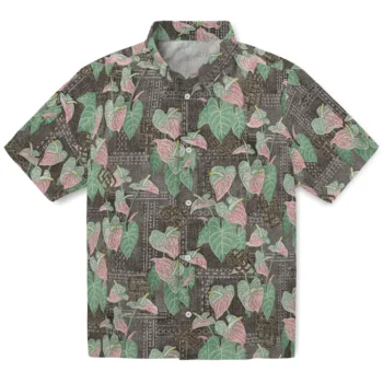 san diego padres anthurium overlay brown hawaiian shirts best selling