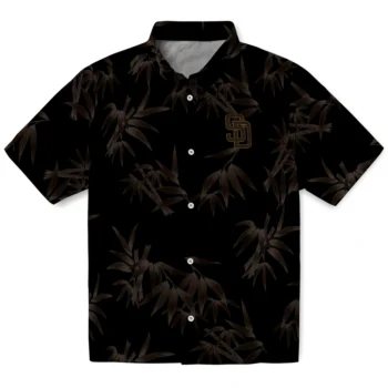 san diego padres bamboo branches brown black hawaiian shirts best selling