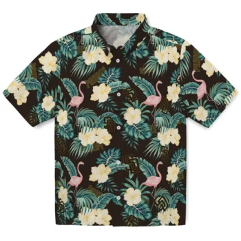 san diego padres flamingo palms brown hawaiian shirts best selling