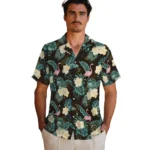 San Diego Padres Hawaiian Shirt – Flamingo and Hibiscus