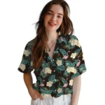 San Diego Padres Hawaiian Shirt – Flamingo and Hibiscus