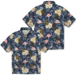 San Diego Padres Hawaiian Shirt – Flamingo Hibiscus