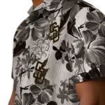 San Diego Padres Hawaiian Shirt – Hibiscus Arrangement