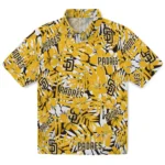 San Diego Padres Hawaiian Shirt – Hibiscus Overlay