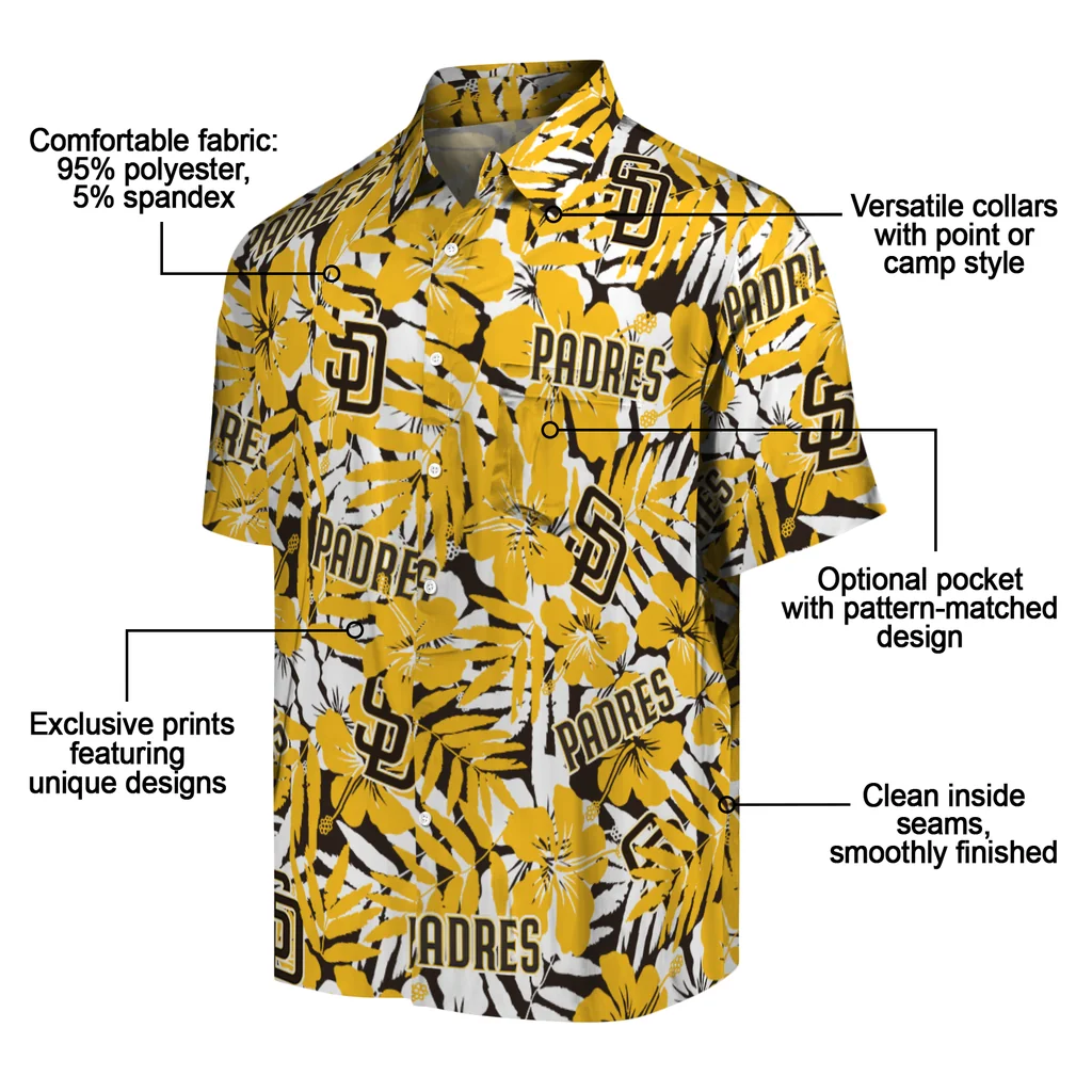 San Diego Padres Hawaiian Shirt - Hibiscus Overlay san diego padres hibiscus overlay hawaiian shirts new arrival