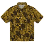 San Diego Padres Hawaiian Shirt – Leaf Outline