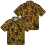 San Diego Padres Hawaiian Shirt – Leaf Outline