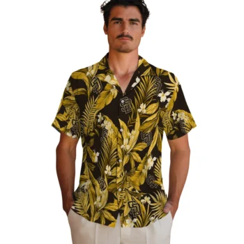 san diego padres palm leaves brown hawaiian shirts fashion forward