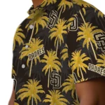 San Diego Padres Hawaiian Shirt – Palm Tree Motif