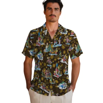 san diego padres simpsons christmas brown hawaiian shirts fashion forward
