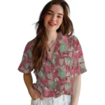San Diego State Aztecs Hawaiian Shirt – Anthurium Overlay