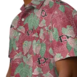 San Diego State Aztecs Hawaiian Shirt – Anthurium Overlay