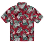 San Diego State Aztecs Hawaiian Shirt – Flamingo and Hibiscus