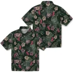 San Diego State Aztecs Hawaiian Shirt – Hibiscus Leaves Pattern