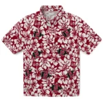San Diego State Aztecs Hawaiian Shirt – Hibiscus Motif