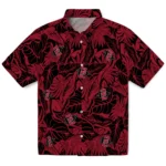 San Diego State Aztecs Hawaiian Shirt – Monstera Layer